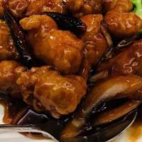 General Tso'S Chicken · Spicy. Spicy boneless chicken in sweet and spicy glaze.