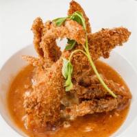 Soft Shell Crab · Fried soft shell crab served with ponzu sauce.