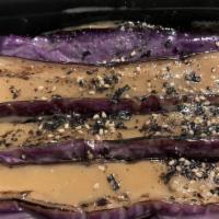 Grilled Eggplant · Served with miso sauce.