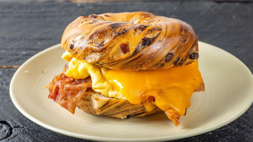 Bacon, Eggs & Cheese  · On roll or bagel