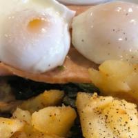 2 Eggs Any Style With Home Fries · Top menu item. Served with home fries and toast.