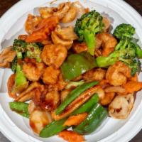 Baby Shrimp With Assorted Vegetables · 