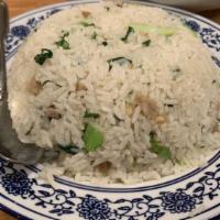 Shanghai Salted Meat And Vegetable Rice上海咸肉菜饭 · 