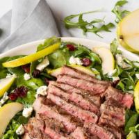 Rib Eye Steak Blue Cheese Salad · Crispy salad with rib eye steak and blue cheese.