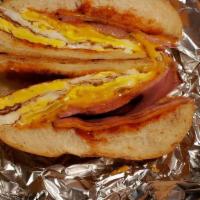 Taylor Ham, Egg & Cheese On A Roll · 
