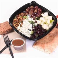 Salad Box Lunch 2 · Choose any Cosi salad, fresh fruit salad and brownie or cookie.