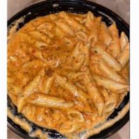 Pasta Alla Vodka Sauce · Comes with choice of pasta. Served with Italian bread.