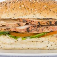 Honey Maple Turkey Sandwich · Layers of thinly sliced Honey Maple turkey breast on your choice of fresh bread or bagel. Ad...