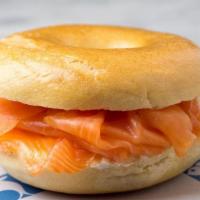 Classic Bagel & Lox · Gaspe Nova Smoked Salmon and Cream Cheese on a Bagel or Bialy