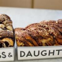 Babka · Russ & Daughters’ babka is legendary – our chocolate babka is swirled with two kinds of deca...