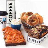 New York Brunch · Give a taste of New York with the city’s best bagels and lox. Any food lover will go wild fo...
