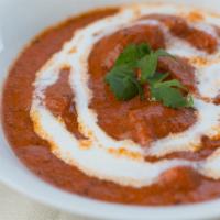 Chicken Tikka Masala (White Meat) · Gluten-free. Boneless tandoori chicken in a mild tomato-cream sauce.