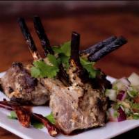 Lamb Chops · House special. Four pieces of lamb chop marinated with our very special blend of spices and ...