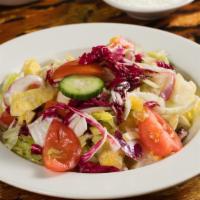 House Salad · Iceberg Lettuce, Fennel, Radicchio, Endive, Tomatoes, Cucumbers & Red Onions Tossed in our H...