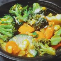 Mixed Vegetables · Broccoli, zucchini, carrots, and corn.
