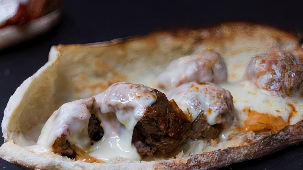 The Parms Sandwich · Chicken, eggplant, or meatball.