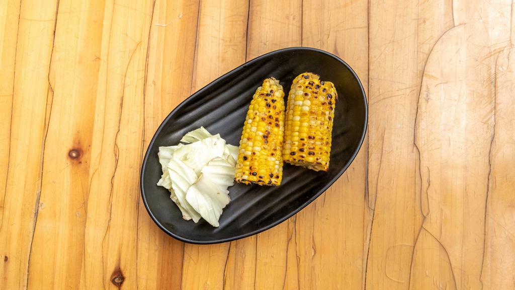 Yaki Morokoshi · Grilled corn.