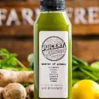 Cold Pressed Master Of Greens · Popular. Unpasteurized cold pressed juices, 16 ounce. Cucumber, celery, kale, parsley, spina...