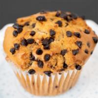 Chocolate Chip Muffin · All natural organic vegan chocolate chip muffin.