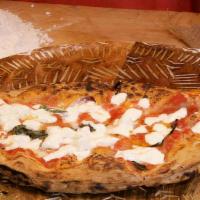 Night And Day Calzone · Inside: fresh ricotta, fresh mozzarella, Italian ham. On Top: tomato sauce, fresh mozzarella...