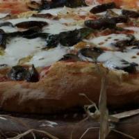 Gf Vesuvio (Stuffed Pizza) · Inside: fresh ricotta, fresh mozzarella, salami. On Top: tomato sauce, roasted Italian pork,...