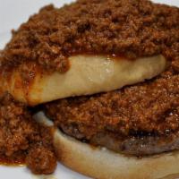 Chili Burger · Beef patty topped with our famous chili.