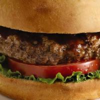 Grass-Fed Angus Beef Burger · 5.3 Oz all natural grass-fed angus beef burger patty.