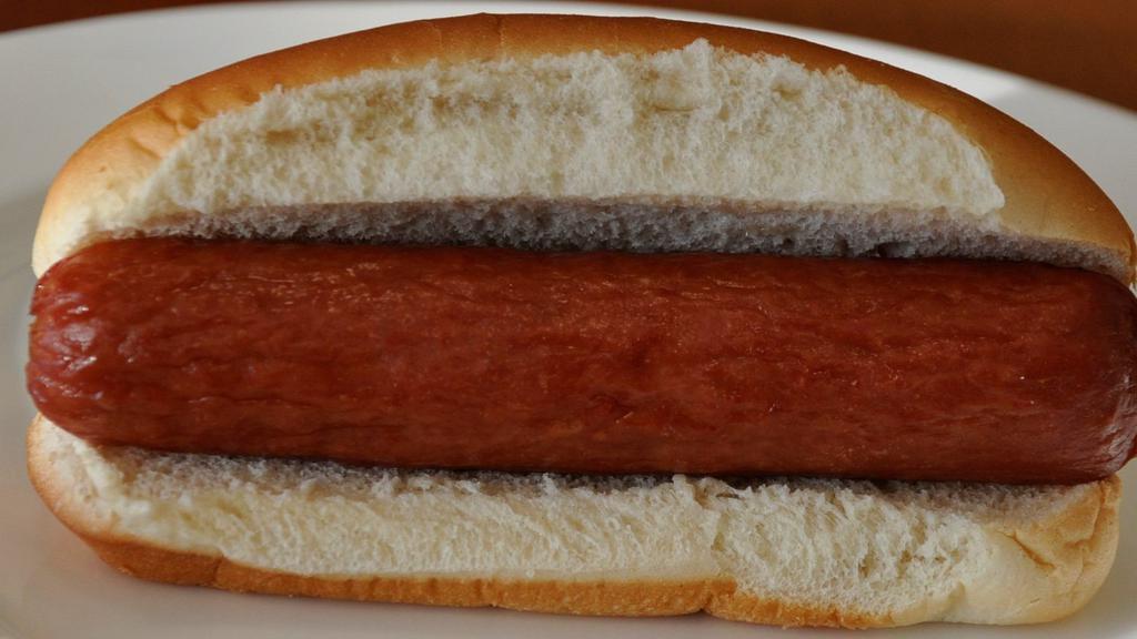 Hot Dog · All beef hot dog.