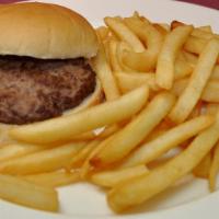Hamburger & Fries · All natural prime beef burger patty with fries