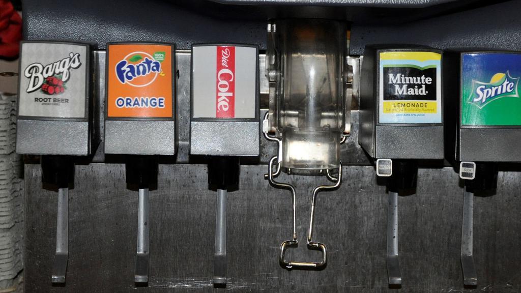 Fountain Sodas · 20 Oz cup. Coca Cola Coke, Diet Coke, Sprite, Fanta Orange, Barq's Root Beer, Minute Maid Lemonade.