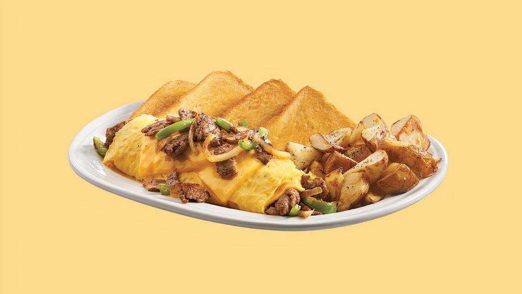 Bp01A. Create Your Own Omelette · Your eggs, your way along with your sides, your way! Served with toast. Home fries & toast included.