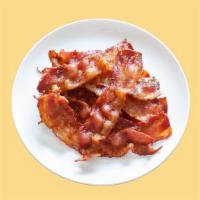 Side Of Bacon (5 Strips) · Crispy. Cooked just right.