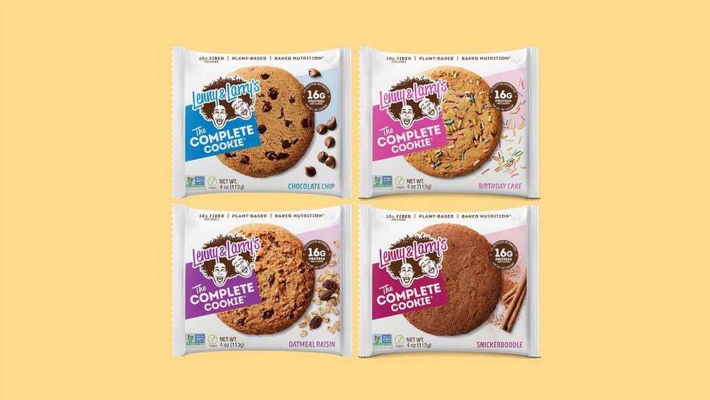 Lenny & Larry'S Complete Cookie · Satisfyingly firm and chewy, packed with plant-based protein, plenty of fiber, and zero guilt.