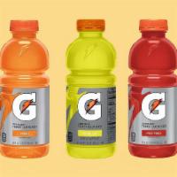 Gatorade · Your choice of Orange, Lemon-Lime & Fruit Punch.