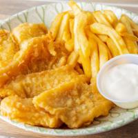 Fish & Chips  · Boneless fried fish with French fries