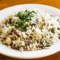 Majara Rice · Traditional rice and lentil dish.