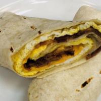Bacon Egg And Cheese · Crispy Bacon, Egg and American Cheese in a wrap