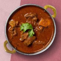 Come Through, Vindaloo! · Goan style lamb cooked with cooked with potatoes in a spicy curry. Served with basmati rice.