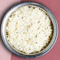 Rice And Shine! · Freshly cooked basmati rice flavored with cumin seeds.