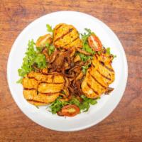 Chicken Salad · Gluten-Free. Arugula, crisped wild mushrooms, olive oil and garlic.