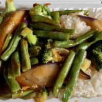 String Beans With Garlic Sauce · Hot and spicy.