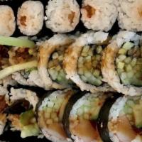 Spider Roll · Five pieces.
