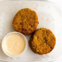 Sweet Potato Quinoa Burgers · Organic Sweet Potatoes, Organic Quinoa, Organic Onion, Ginger, Garlic, Organic GF bread crum...