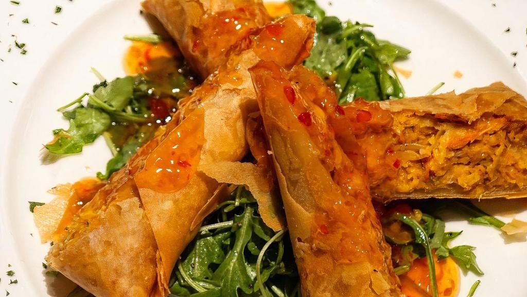 Spring Roll · cabbage | carrots | ginger | red peppers