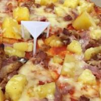 Hawaiian Pizza · Ham and pineapple. X-Large 18