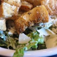 Caesar Salad · Romaine, croutons, tossed with our Caesar dressing, shaved Romano.