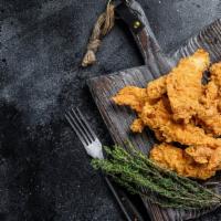 Homemade Chicken Fingers · Chicken fingers fried to golden perfection. Served with honey mustard sauce.