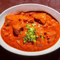 Lamb Vindaloo · Lamb preparation from Goa cooked with vinegar, hot chilies and spices.