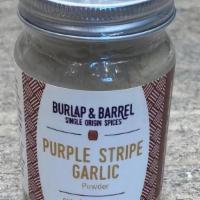 Purple Stripe Garlic · Our Purple Stripe Garlic Powder comes from an heirloom variety with a purple stripe on its p...