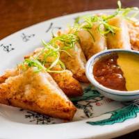 Sesame Shrimp Toast · spicy mustard, Chinese ketchup